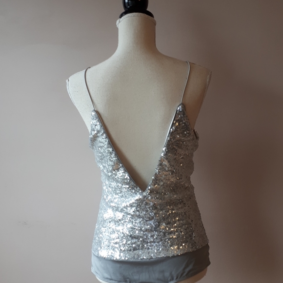 Silver sequin bodysuit - Picture 3 of 3